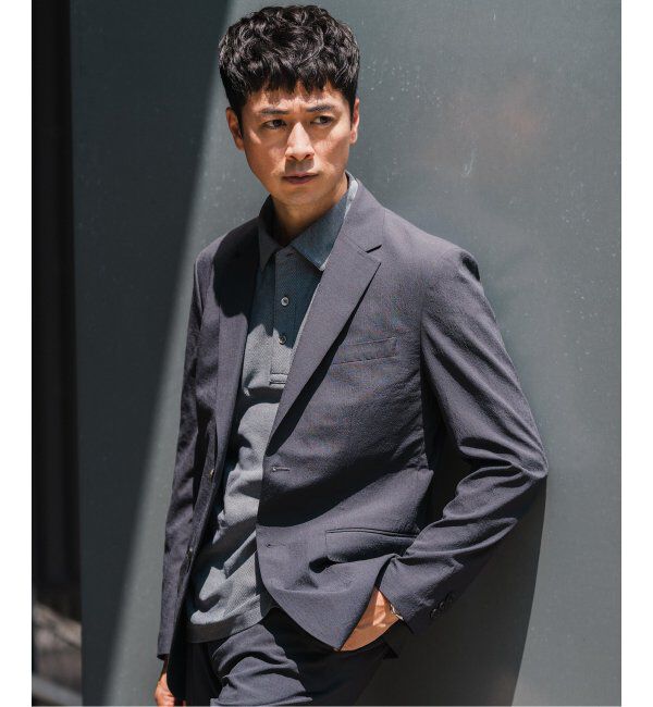 EDIFICE「"高通気＆吸水速乾" BREEZE COOL AKIHA 2B ジャケット【セットアップ着用可】」|テーラードジャケット|