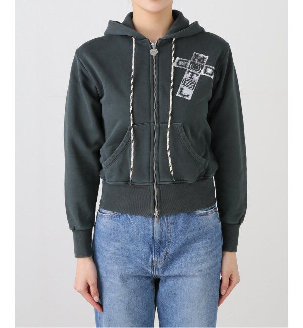 PULP「ARIES / アリーズ FADED GOD TOWN ZIP THROUGH HOODIE」|パーカー|