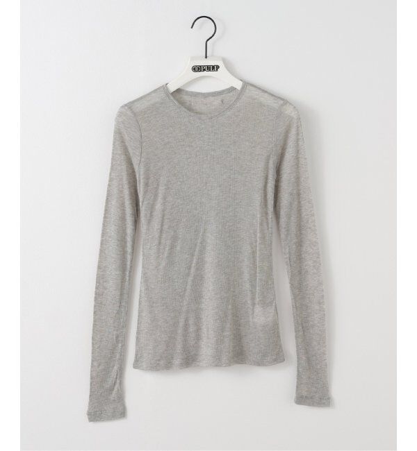 PULP「999HUMANITY / 999ヒューマニティ WOOL TENCEL BLENDED LAYERED」|Tシャツ・カットソー|グレーA