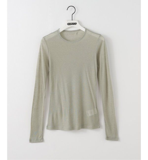 PULP「999HUMANITY / 999ヒューマニティ WOOL TENCEL BLENDED LAYERED」|Tシャツ・カットソー|グリーン