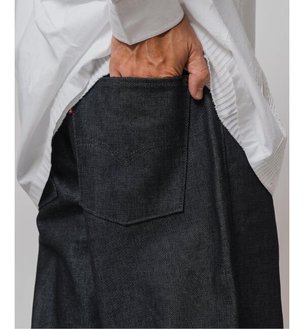 EDIFICE「LEVI&rsquo;S(R)/リーバイス(R) 別注 TWISTED BELTED デニムパンツ (L30)」|デニム|