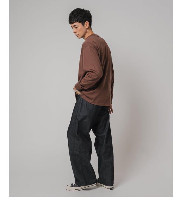 EDIFICE「LEVI&rsquo;S(R)/リーバイス(R) 別注 TWISTED BELTED デニムパンツ (L30)」|デニム|
