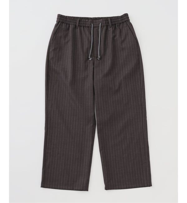 417 EDIFICE「LE JAPON ATELIER サックパンツ」|スラックス|ブラウン