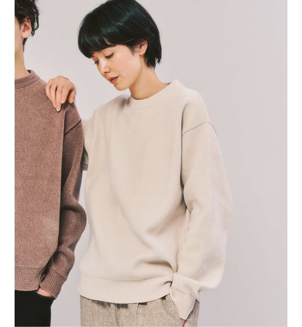 417 EDIFICE「モールニット カラーリブ プルオーバー」|ニット・セーター|