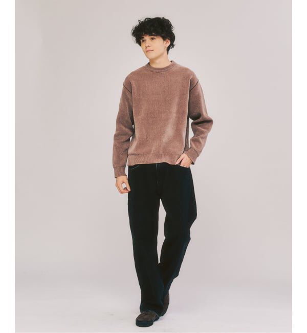 417 EDIFICE「モールニット カラーリブ プルオーバー」|ニット・セーター|