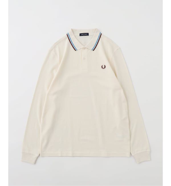 417 EDIFICE「FRED PERRY / フレッドペリー LONG SLEEVE TWIN TIPPED FRED」|Tシャツ・カットソー|ナチュラル