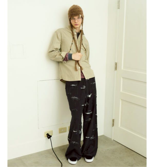 PULP「PULP / ミニチェック スタンダードシャツ」|シャツ・ブラウス|