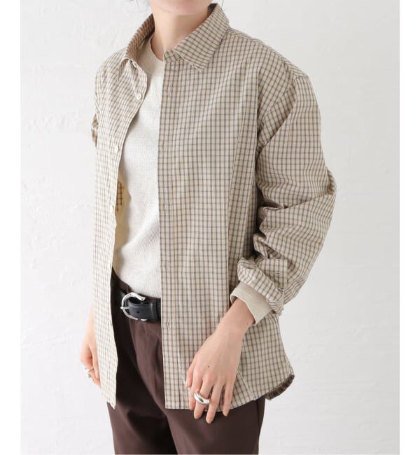 PULP「PULP / ミニチェック スタンダードシャツ」|シャツ・ブラウス|