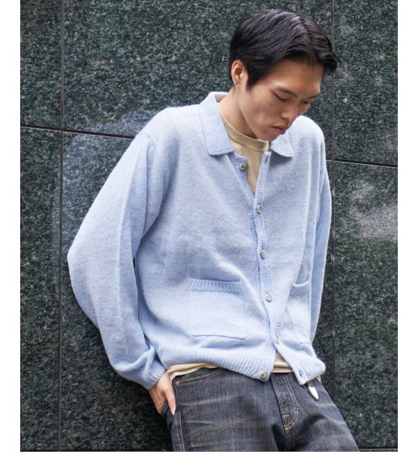 PULP「PULP / モヘヤブレンドニット カーディガン」|カーディガン|