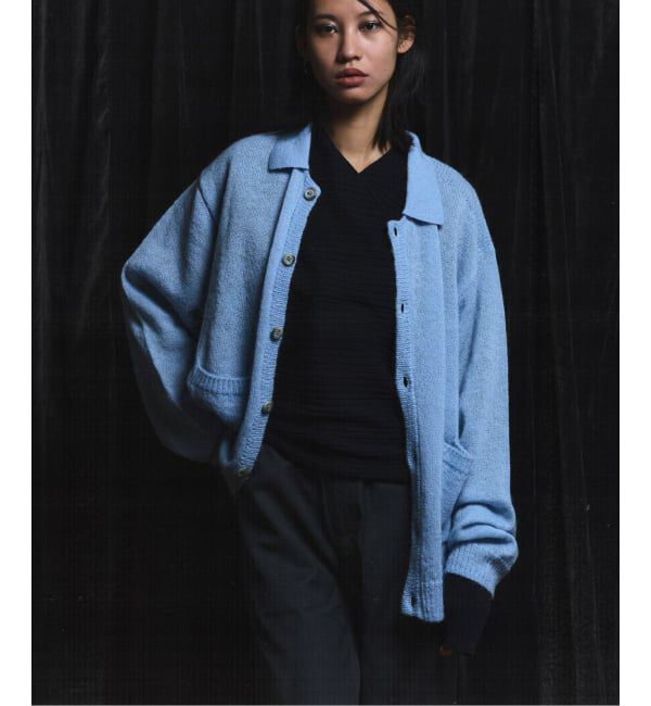 PULP「PULP / モヘヤブレンドニット カーディガン」|カーディガン|