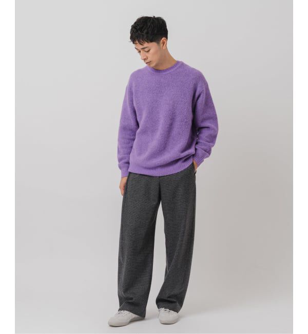 EDIFICE「&rdquo;RE:NEWOOL&rdquo;3D フィット パンツ」|スラックス|