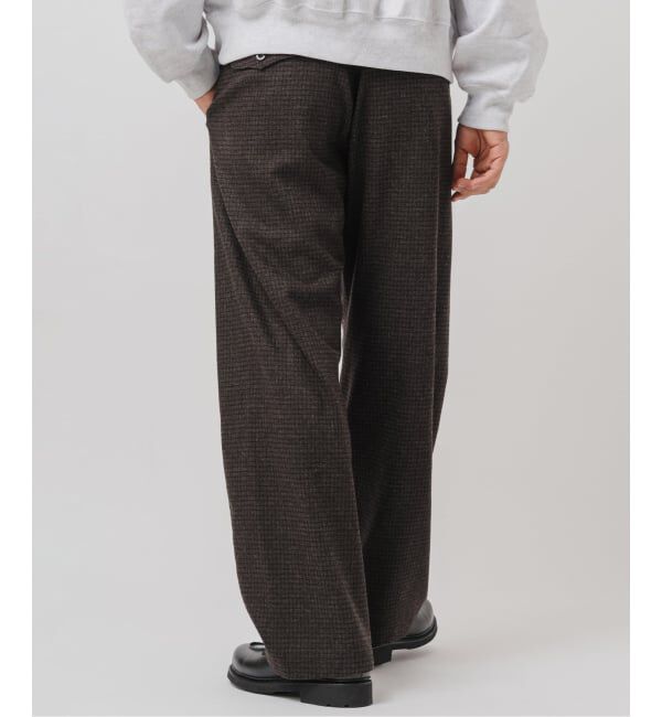 EDIFICE「&rdquo;RE:NEWOOL&rdquo;3D フィット パンツ」|スラックス|