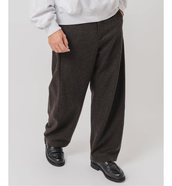 EDIFICE「&rdquo;RE:NEWOOL&rdquo;3D フィット パンツ」|スラックス|