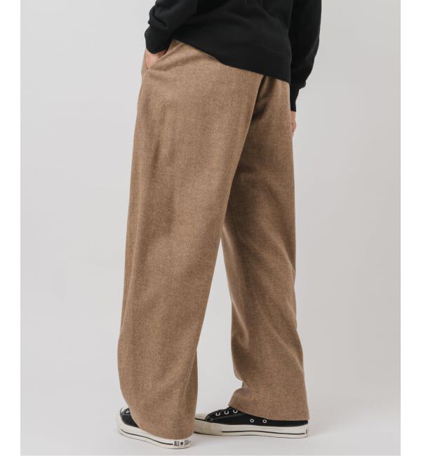 EDIFICE「&rdquo;RE:NEWOOL&rdquo;3D フィット パンツ」|スラックス|