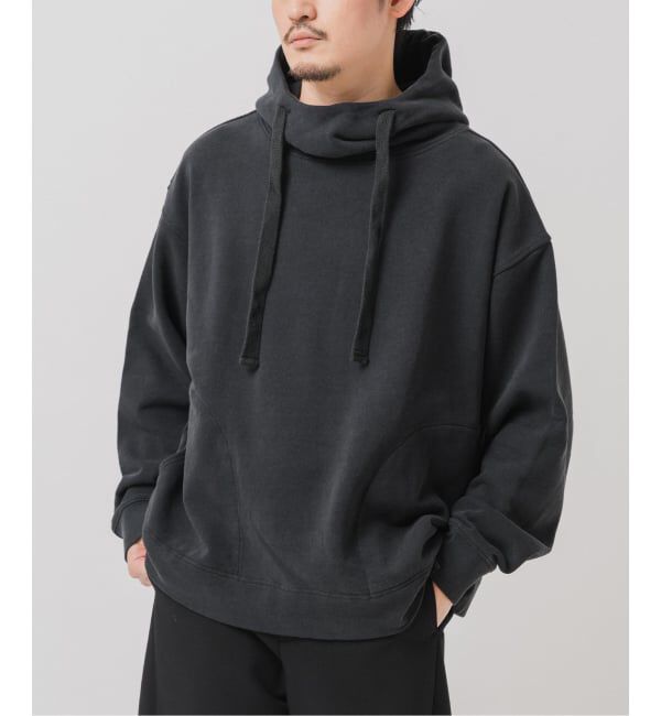 EDIFICE「Ecofade プルオーバー フーディ」|パーカー|ブラック A