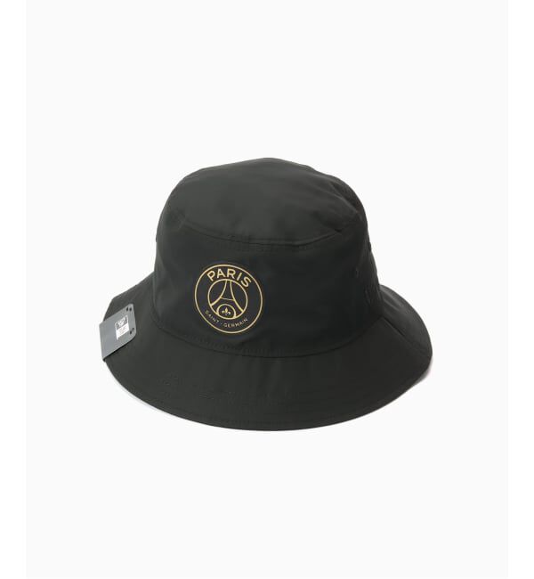 Paris Saint-Germain「【NEW ERA / ニューエラ】BLKGLD BUCKET PSG 1492244 1」|ハット|ブラック
