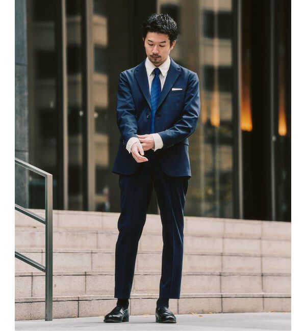 417 EDIFICE「ドライストレッチツイル セットアップ &rdquo;ジャケット1点+パンツ1点&rdquo; の2点セット」|スーツ|