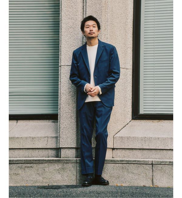 417 EDIFICE「ドライストレッチツイル セットアップ &rdquo;ジャケット1点+パンツ1点&rdquo; の2点セット」|スーツ|