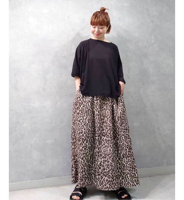 journal standard luxe「レオパリネンスカート」|スカート|