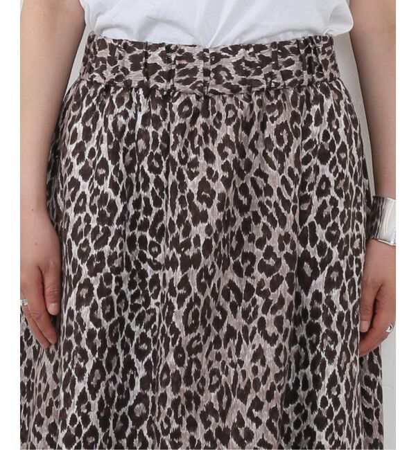 journal standard luxe「レオパリネンスカート」|スカート|