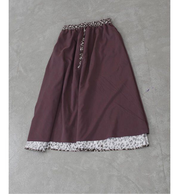 journal standard luxe「レオパリネンスカート」|スカート|