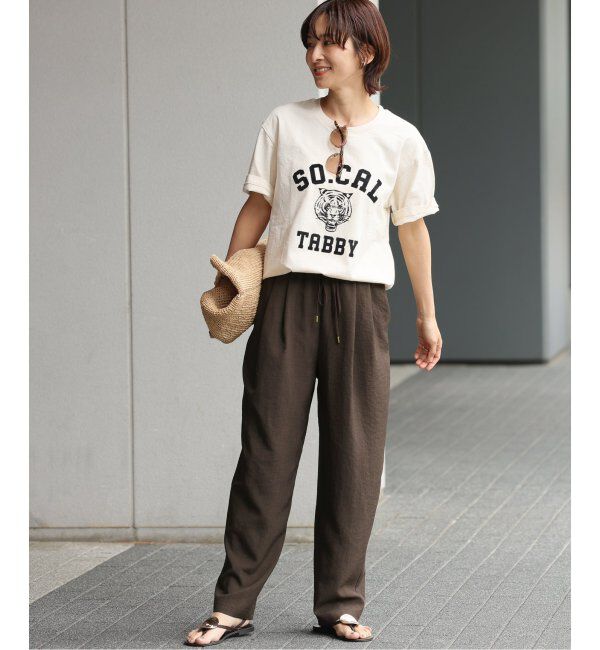 JOURNAL STANDARD relume「《追加》タンブラーブッチャーイージーパンツ」|スラックス|