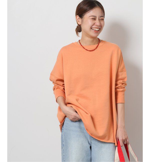 JOURNAL STANDARD relume「《追加》オーバーサイズロングスウェット」|スウェット・ジャージ|オレンジ