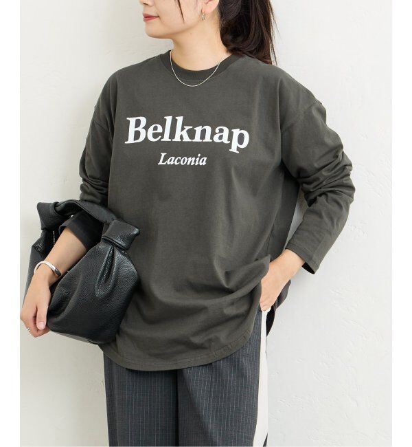 JOURNAL STANDARD「ラウンドヘムロンT」|Tシャツ・カットソー|ブラック A