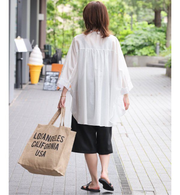 JOURNAL STANDARD relume「《追加2》コットンボイルドルマンスリーブシャツ」|シャツ・ブラウス|