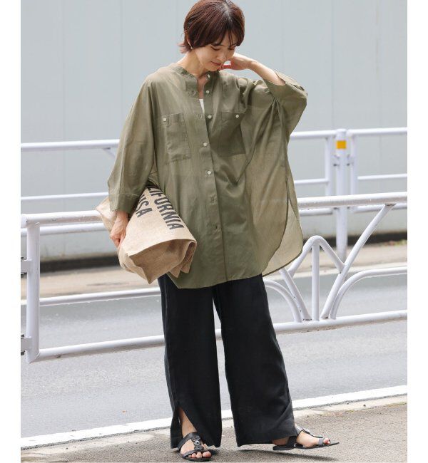 JOURNAL STANDARD relume「《追加2》コットンボイルドルマンスリーブシャツ」|シャツ・ブラウス|