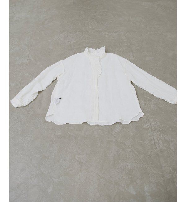 journal standard luxe「リネンワッシャー フリルブラウス」|シャツ・ブラウス|