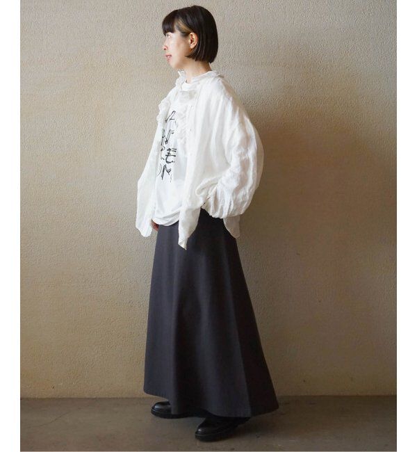 journal standard luxe「リネンワッシャー フリルブラウス」|シャツ・ブラウス|