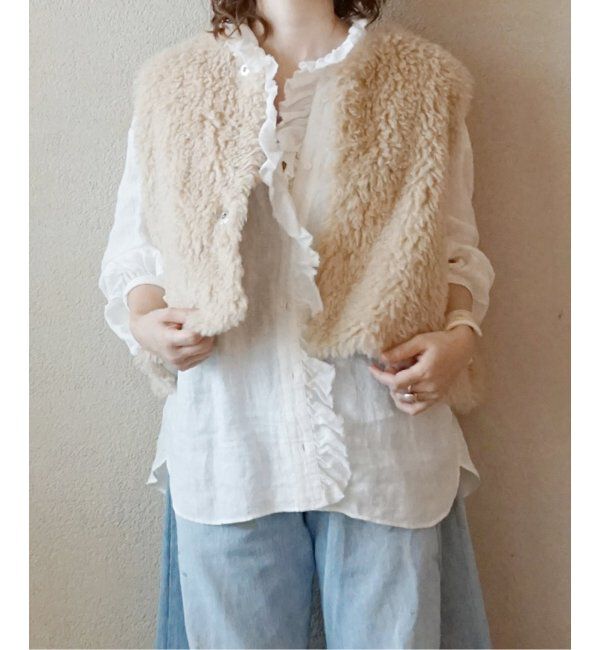 journal standard luxe「リネンワッシャー フリルブラウス」|シャツ・ブラウス|