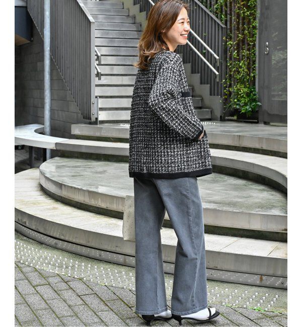 JOURNAL STANDARD relume「《追加》TWEEDYニットジャケット」|カーディガン|
