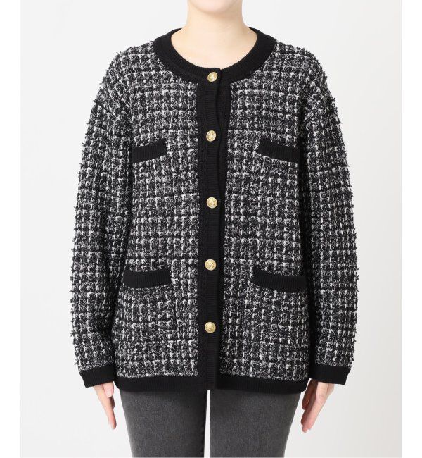 JOURNAL STANDARD relume「《追加》TWEEDYニットジャケット」|カーディガン|