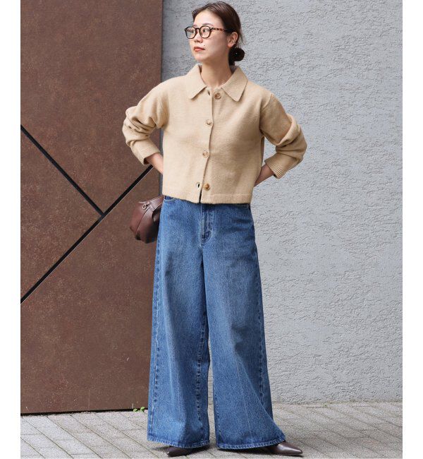 JOURNAL STANDARD relume「襟付きクロップドカーディガン」|カーディガン|