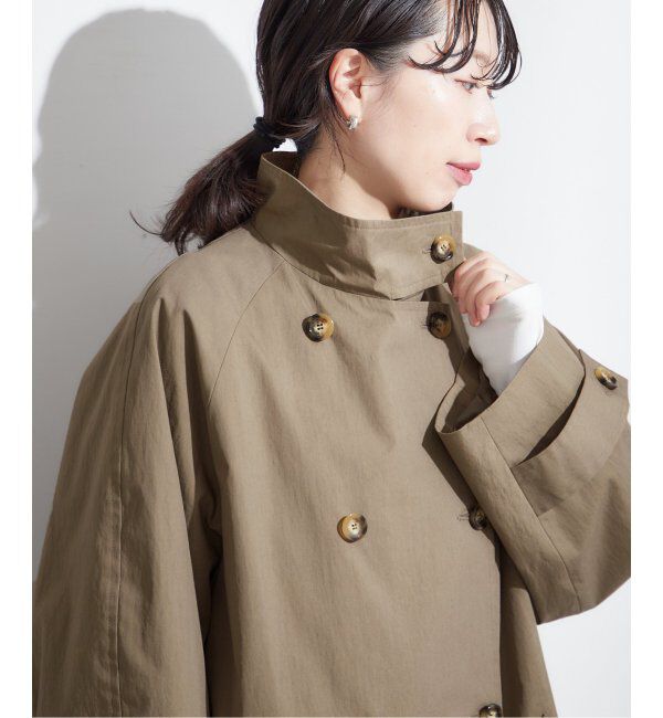 journal standard L'essage「NALYAスタンドロングコート」|その他|カーキ