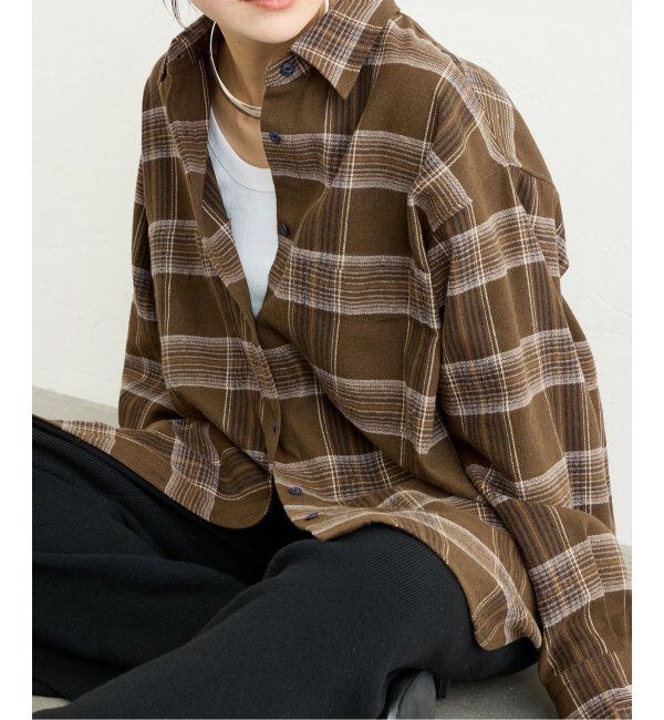 JOURNAL STANDARD「ネルチェックシャツ」|シャツ・ブラウス|ブラウン