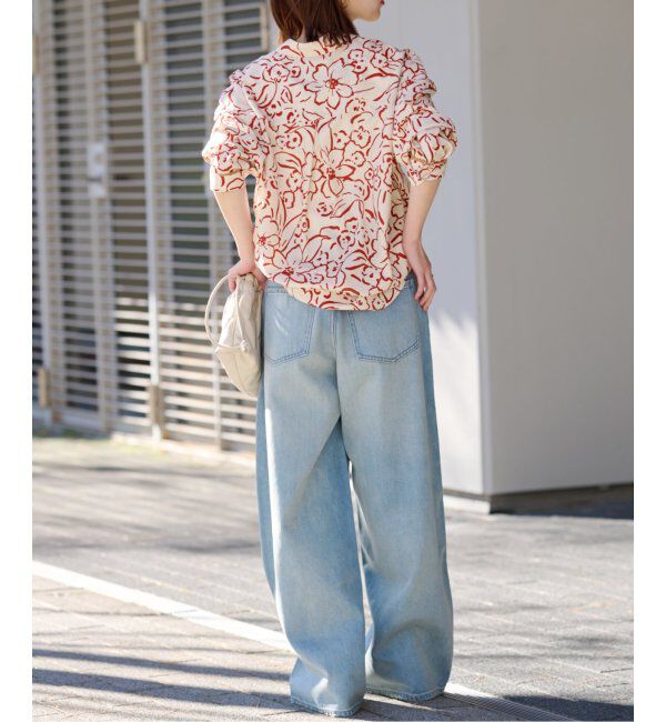 JOURNAL STANDARD relume「ラインフラワーオーバーサイズシャツ」|シャツ・ブラウス|