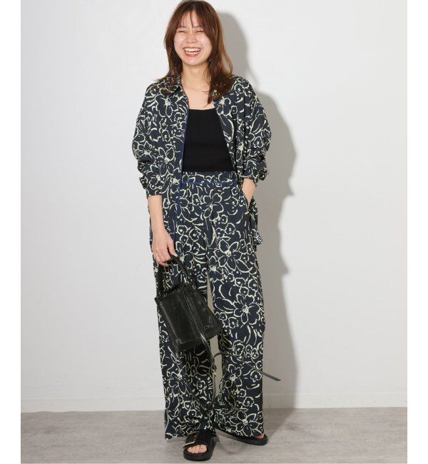 JOURNAL STANDARD relume「ラインフラワーオーバーサイズシャツ」|シャツ・ブラウス|
