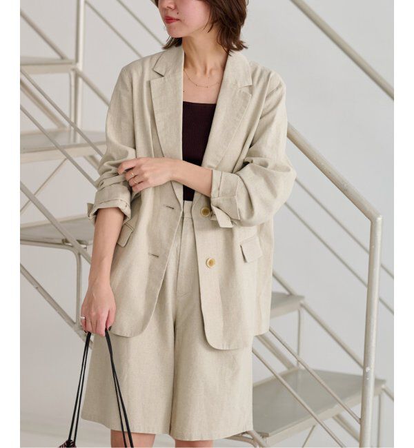 JOURNAL STANDARD relume「コットンリネンシングルジャケット」|テーラードジャケット|