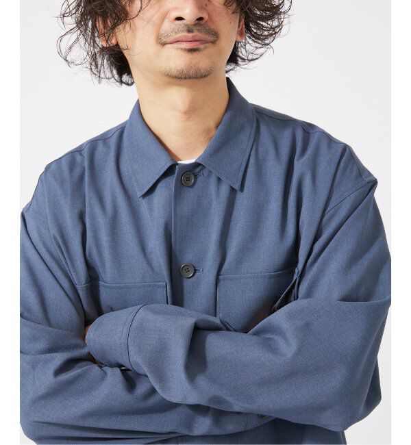 JOURNAL STANDARD relume「TECH アムンゼン リラクシー CPOシャツジャケット」|シャツ・ブラウス|ネイビー B