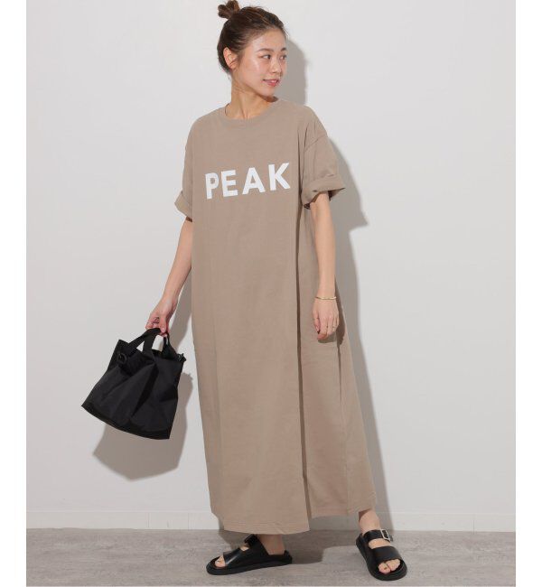 JOURNAL STANDARD relume「《追加》別注【Snow Peak/スノーピーク】Tシャツワンピース」|ワンピース|ベージュ
