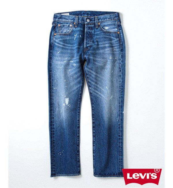 JOURNAL STANDARD relume「LEVI&rsquo;S(R)/リーバイス(R) 別注 501(R) Selvedge Paint Splatters L28」|デニム|ネイビー B