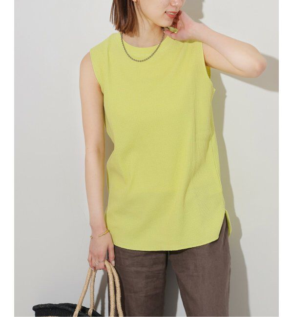 JOURNAL STANDARD relume「《追加》TCワッフルノースリーブ」|Tシャツ・カットソー|イエロー