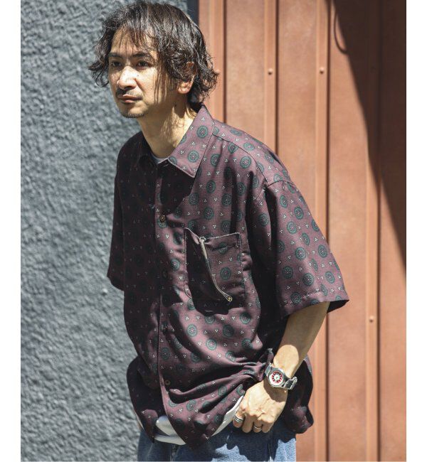 JOURNAL STANDARD relume「ホールパターンプリント 半袖シャツ」|シャツ・ブラウス|