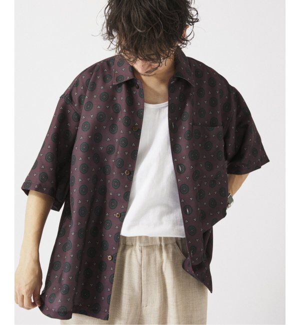 JOURNAL STANDARD relume「ホールパターンプリント 半袖シャツ」|シャツ・ブラウス|