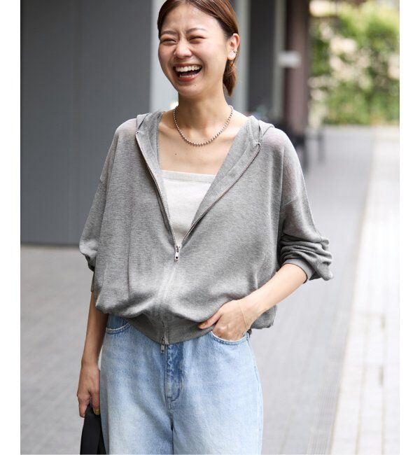 JOURNAL STANDARD relume「《WEB限定追加》シアーフーディ」|パーカー|グレーA