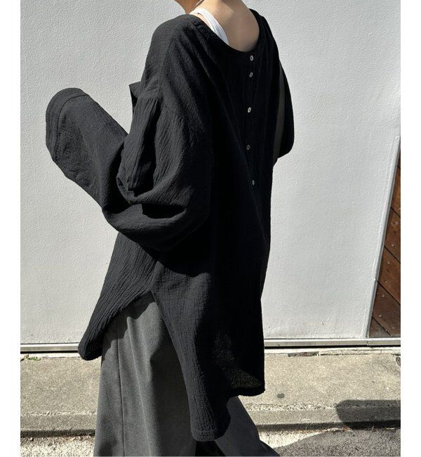 JOURNAL STANDARD「《追加2》ソフトガーゼ2WAYビッグプルオーバー」|シャツ・ブラウス|