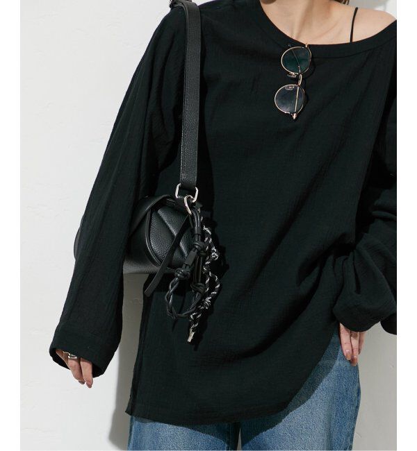 JOURNAL STANDARD「《追加2》ソフトガーゼ2WAYビッグプルオーバー」|シャツ・ブラウス|